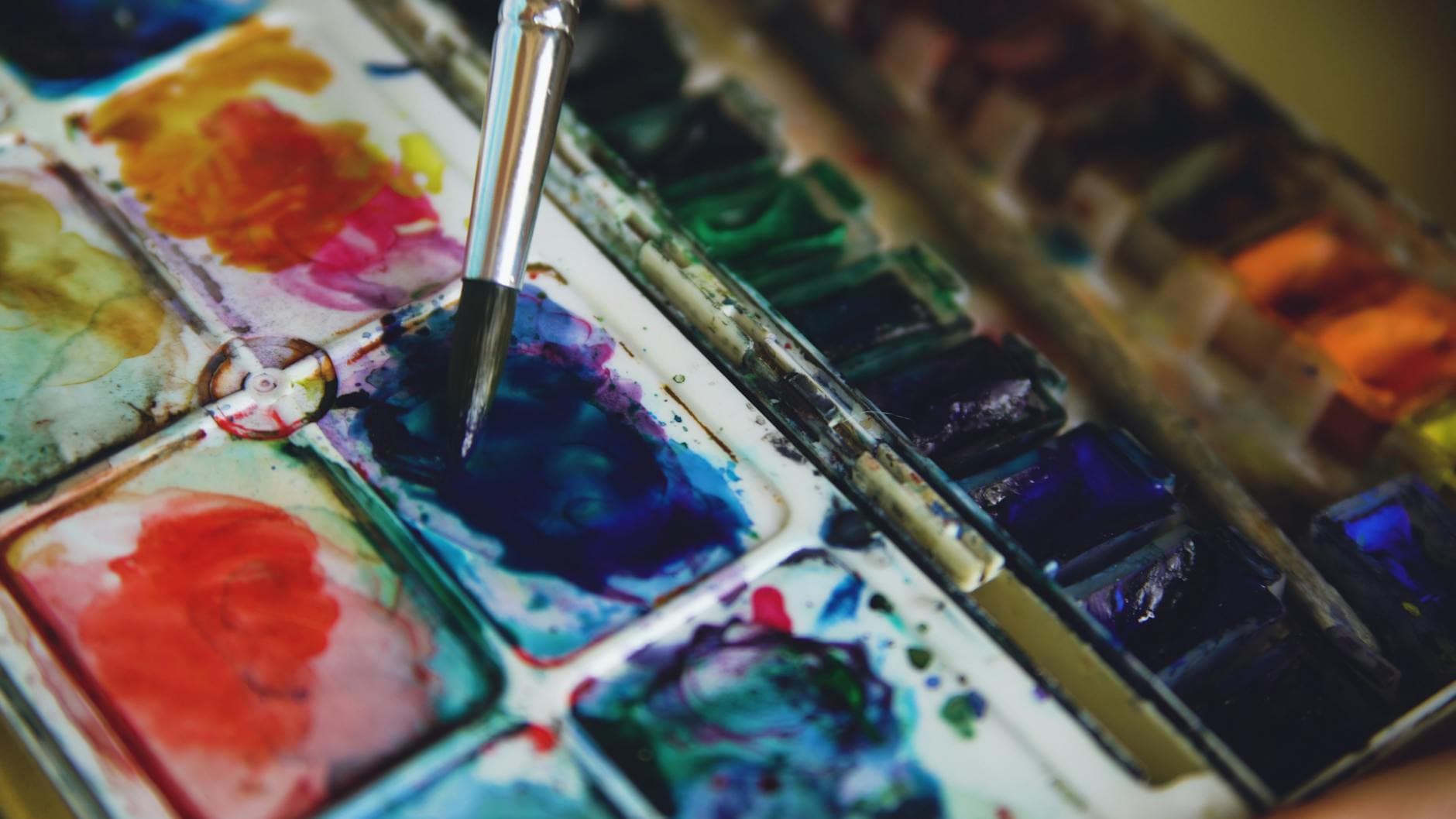 Watercolor painting supplies